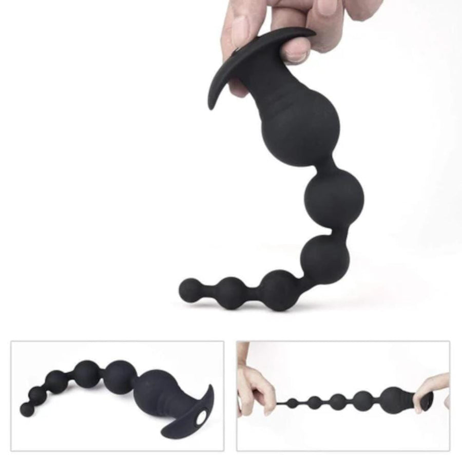 New Buzzing 9-Speed Vibrating Anal Beads, gallery view 5