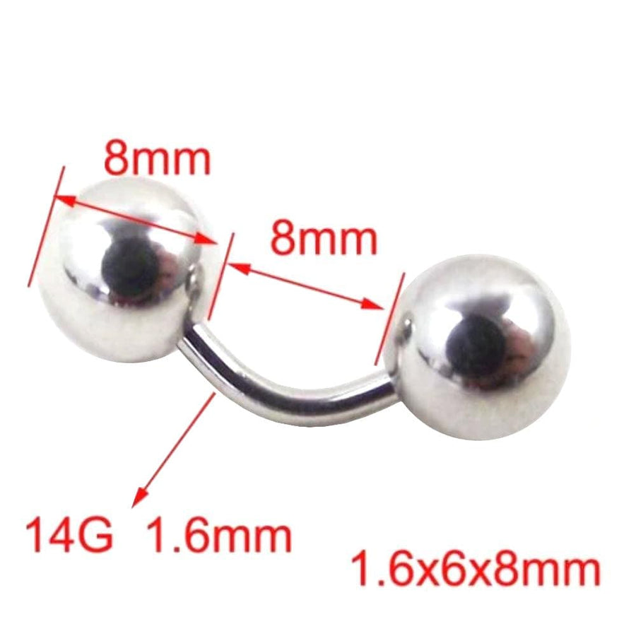 Heavy Barbell Male Genital Jewelry BDSM, gallery view 6