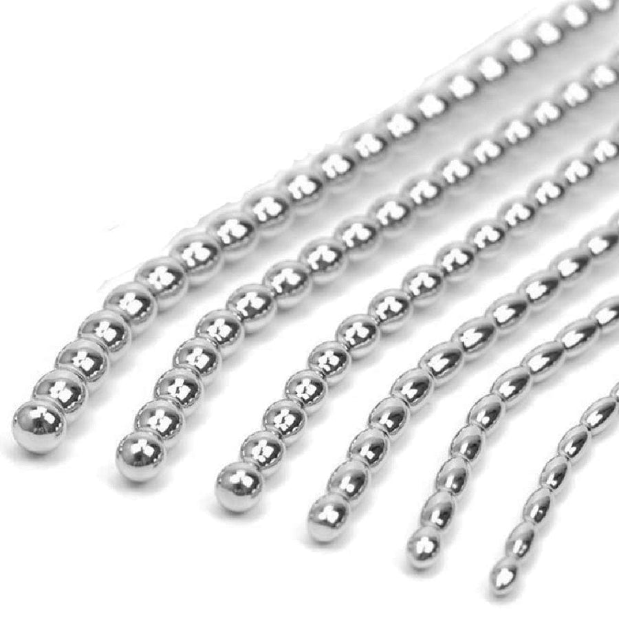 Curved Metal Penis Stretching Plug BDSM, gallery view 2