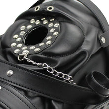 Load image into Gallery viewer, Black Leather Gimp Mask BDSM
