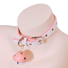 Load image into Gallery viewer, Human Kinky Cute Collar With Bell
