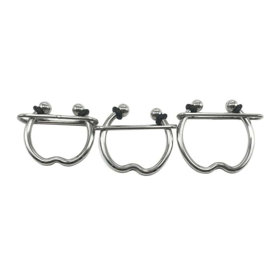 Adjustable Bondage Stainless Steel Cock Ring, gallery view 2