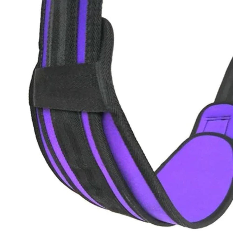 Purple Leg Spreader Sex Swing BDSM, gallery view 4
