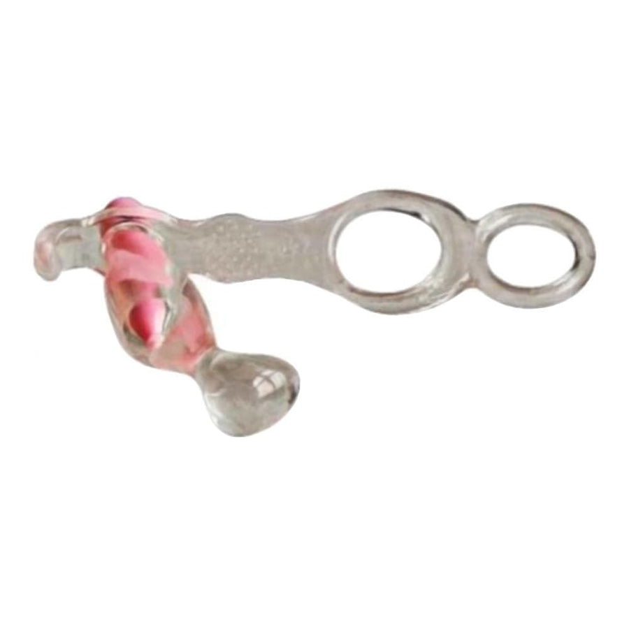 Dual Choke Cock Ring With Anal Stimulator BDSM, gallery view 6