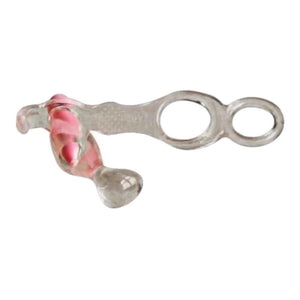 Dual Choke Cockring mit Analstimulator BDSM