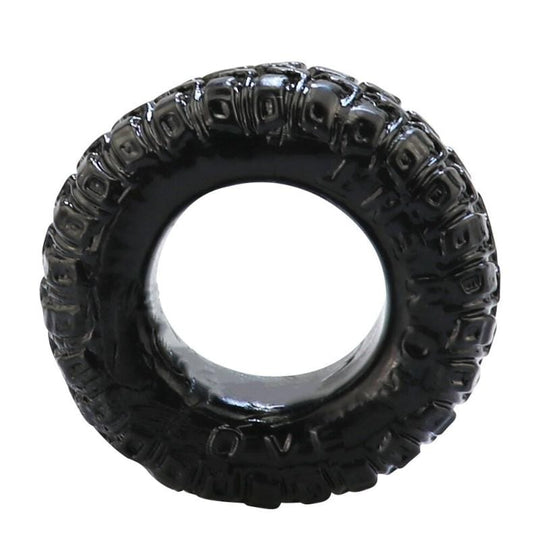 Thick Black Silicone Cock Ring BDSM product view