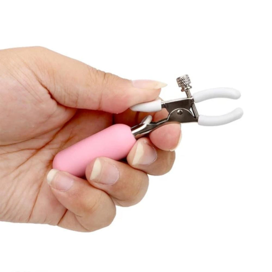 BDSM Multi-frequency Vibrating Nipple Clamps, gallery view 4
