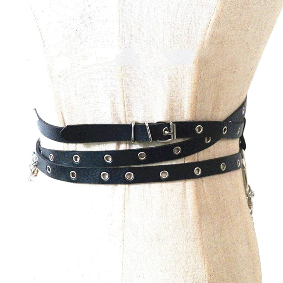 Leather and Chains BDSM Belt BDSM, gallery view 6