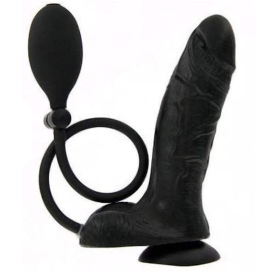 Black Penile Stimulation Inflatable Dildo BDSM product view