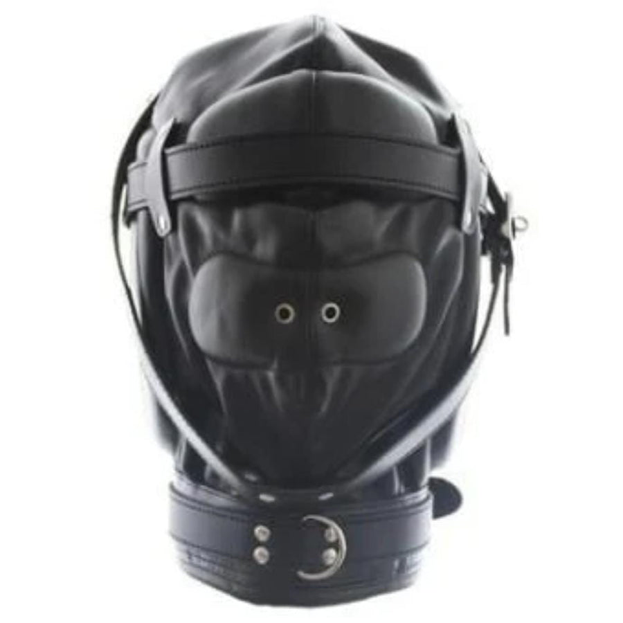 Gothic Leather S&M Mask BDSM, gallery view 5