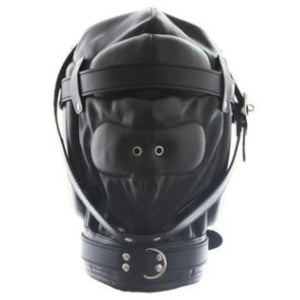 Masque gothique en cuir S&amp;M BDSM