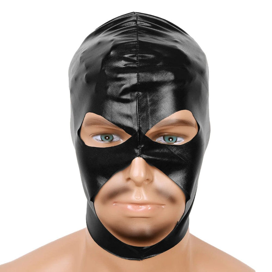 Comfy Black Spandex Hood BDSM, gallery view 4
