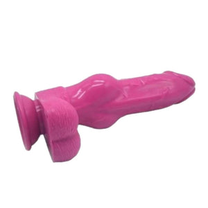 Large Dog Knot Dildo With Suction Cup BDSM