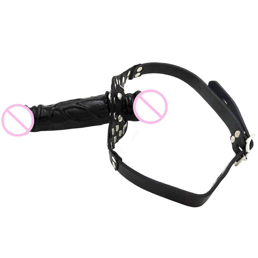 Couple's Double Ended Dildo Gag BDSM, gallery view 3