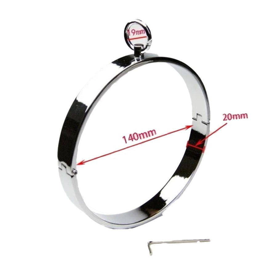 Unisex Stainless Eternity Collar, gallery view 4