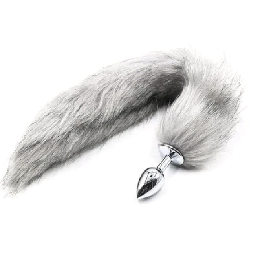 Seductive Fox Tail Butt Plug 17 Inches Long BDSM, gallery view 4
