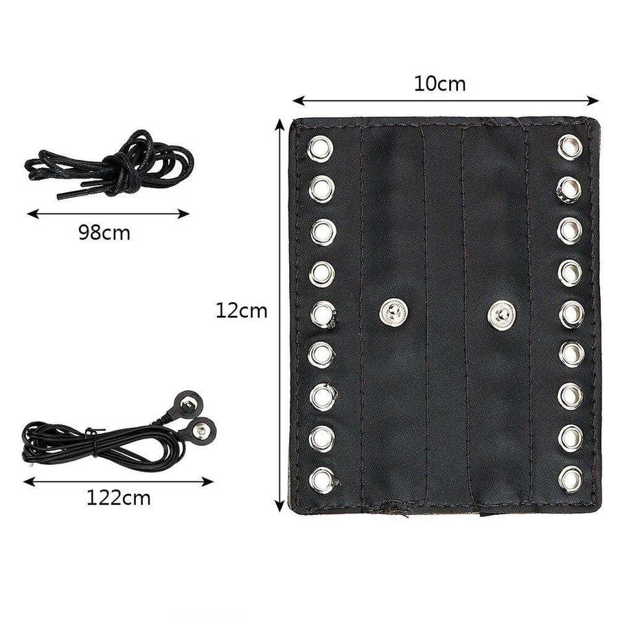 Leather Sleeve Penis Electro Torture Instrument BDSM, gallery view 7