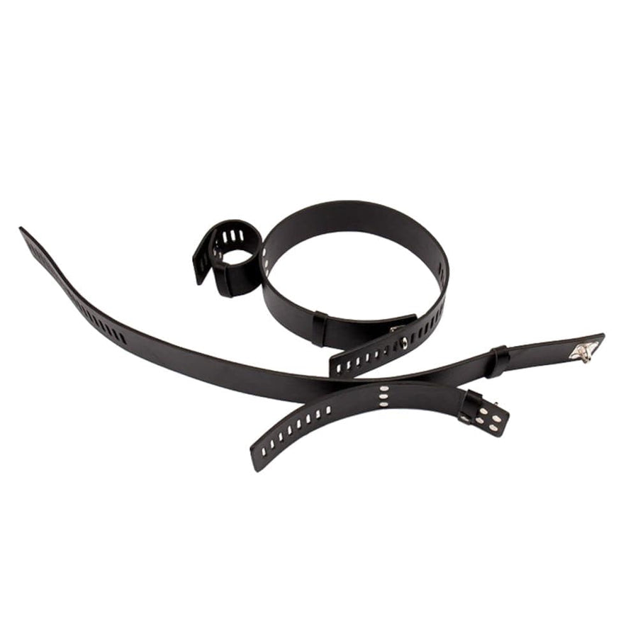 Adjustable Leather Thigh Cuffs BDSM, gallery view 3