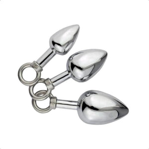 Rectal Stimulator Metal Butt Plug BDSM