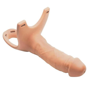 Realistic 5 Inch Hollow Dildo With Strap On Harness BDSM