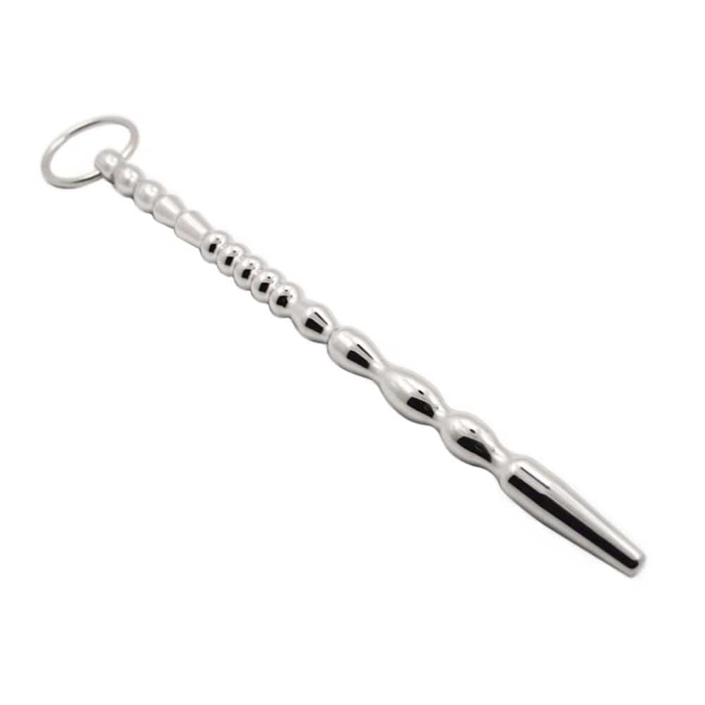BDSM Stainless Beaded Urethral Play Penis Wand