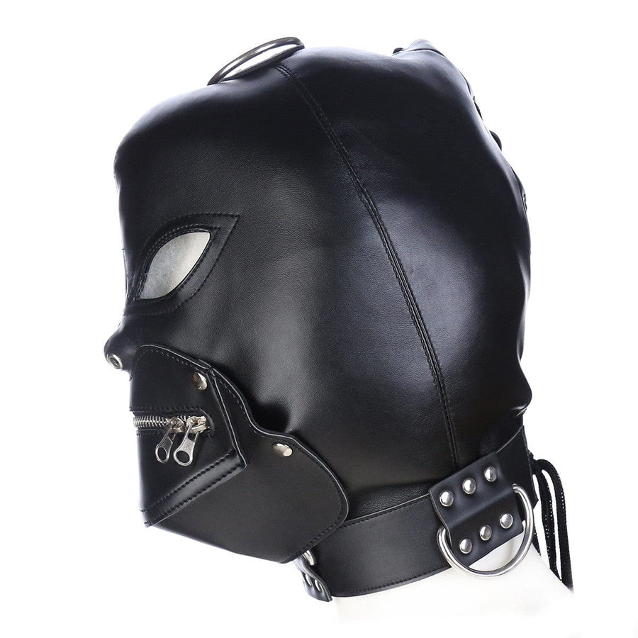 Leather Zipper Mask, gallery view 4
