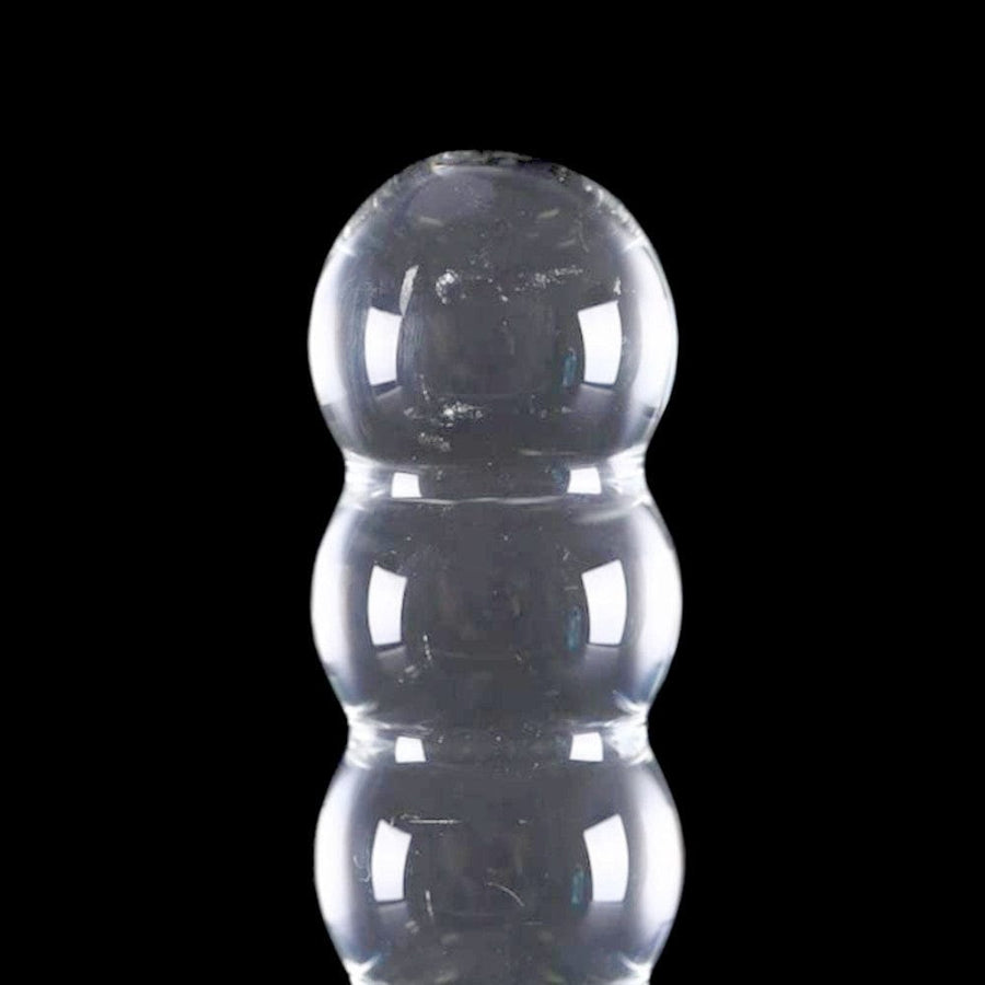 Luxurious Beaded 10 Inch Large Glass Dildo BDSM, gallery view 5