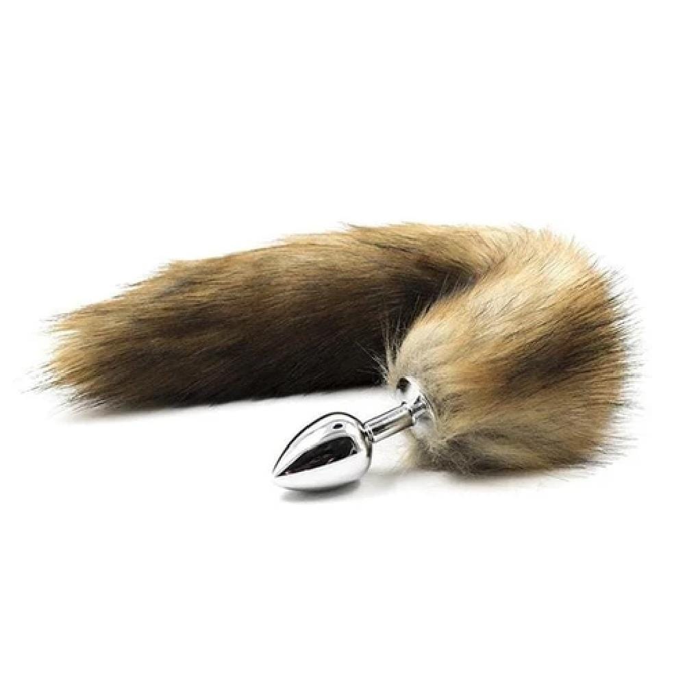 Mischievous Mutt Fox Tail Butt Plug 18 Inches Long BDSM