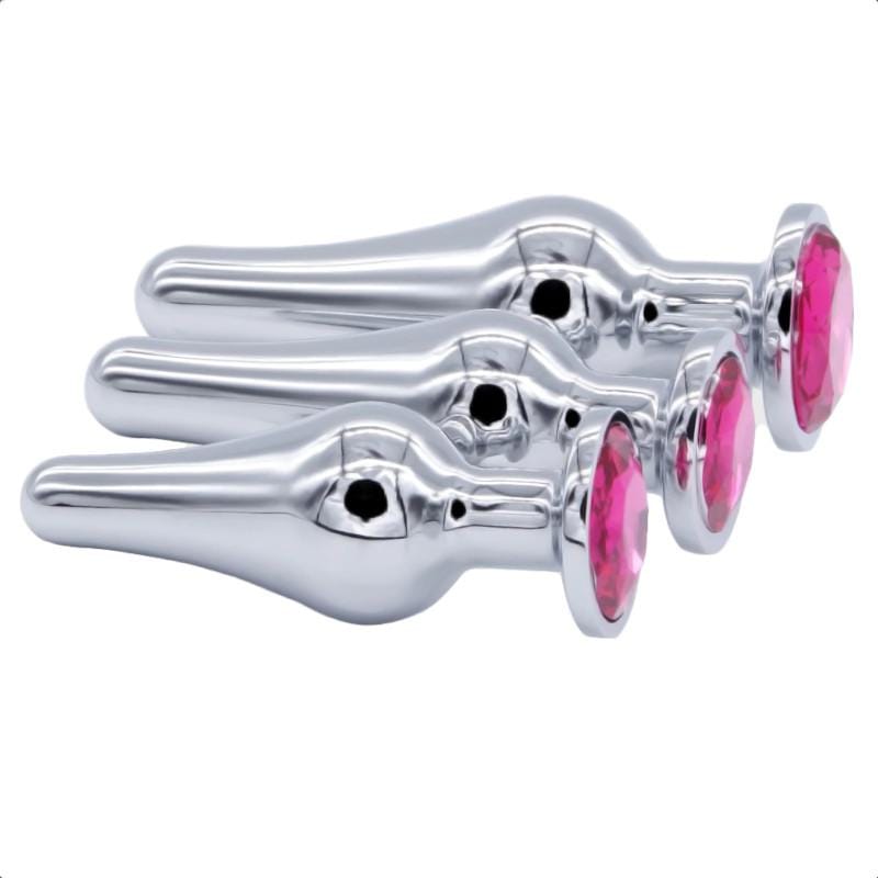 Rectal Dilator Butt Plug Kit 3pcs BDSM, gallery view 4