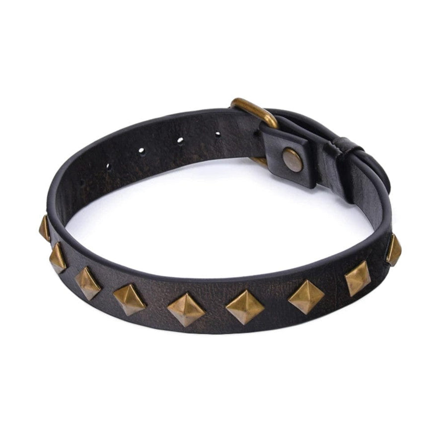 Genuine Vintage Leather Sub Collar, gallery view 3