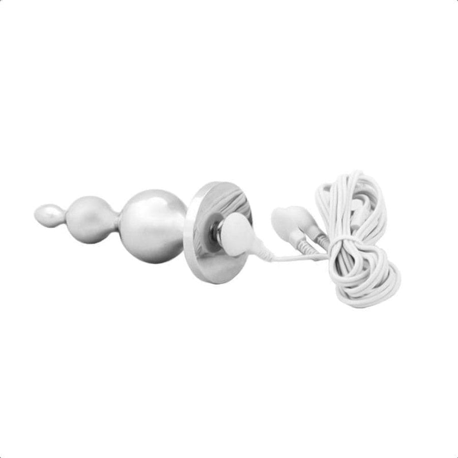 Electro Shock Beaded Metal Butt Plug, gallery view 5