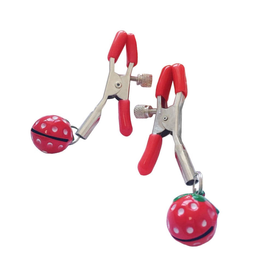 BDSM Strawberry Red Tit Clamps, gallery view 3