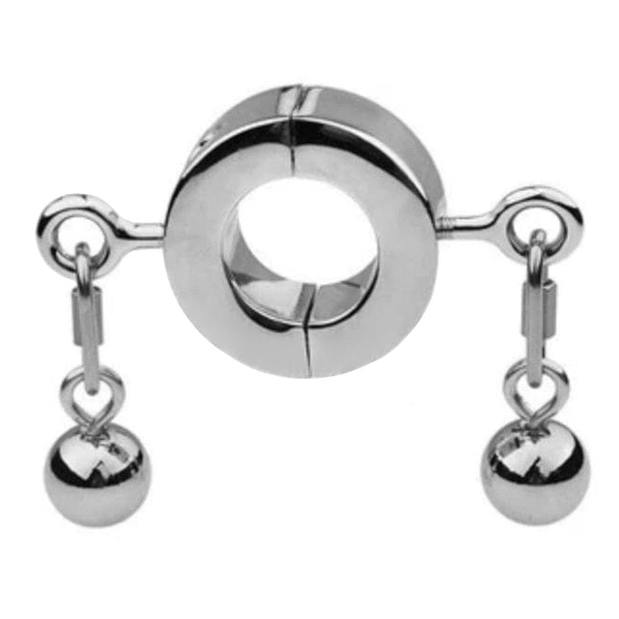 Metallic Testicle Stretcher Weights BDSM, gallery view 2