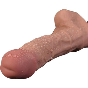 Flexibler, realistischer 10-Zoll-Dildo mit Saugnapf für BDSM