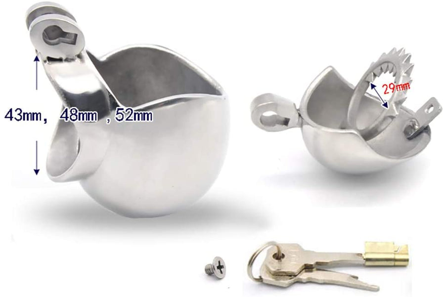 Stainless Egg shaped Cock Cage, gallery view 11