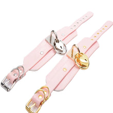 Load image into Gallery viewer, Oversized Girly Pink Leather Collar
