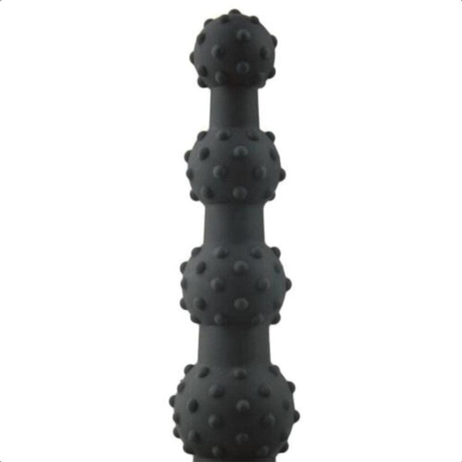 Beaded and Dotted Vibrating Butt Plug, gallery view 4