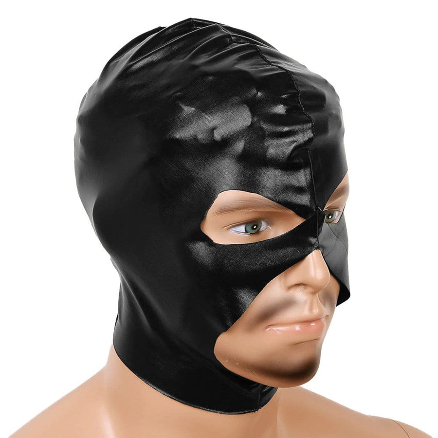 Comfy Black Spandex Hood BDSM, gallery view 5