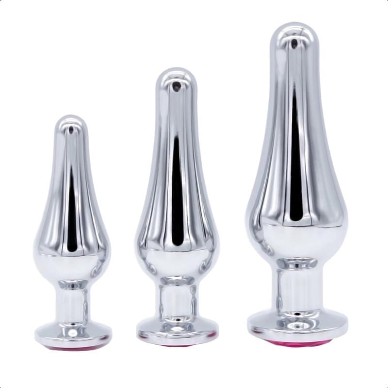 Rectal Dilator Butt Plug Kit 3pcs BDSM, gallery view 5