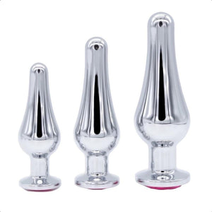 Rektaler Dilatator-Buttplug-Set 3-teilig BDSM