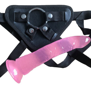 Sexy Pegging Pink Strap On Dildo BDSM