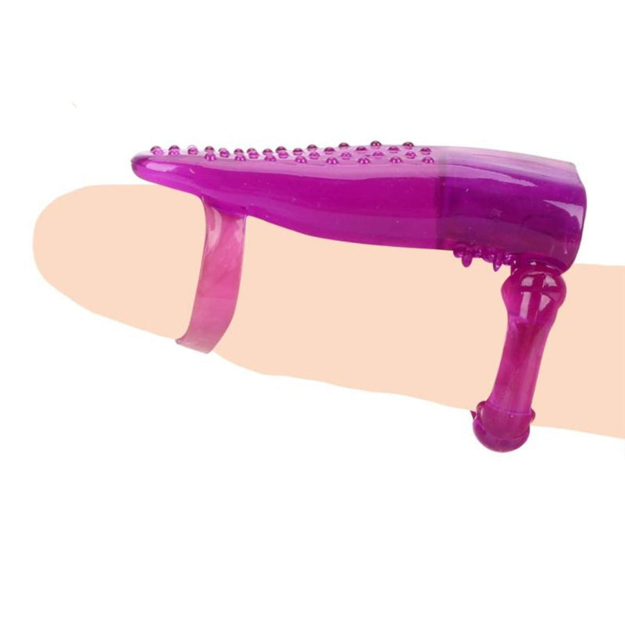 Tongue-Shaped Foreplay Vibrating Cock Ring BDSM, gallery view 4