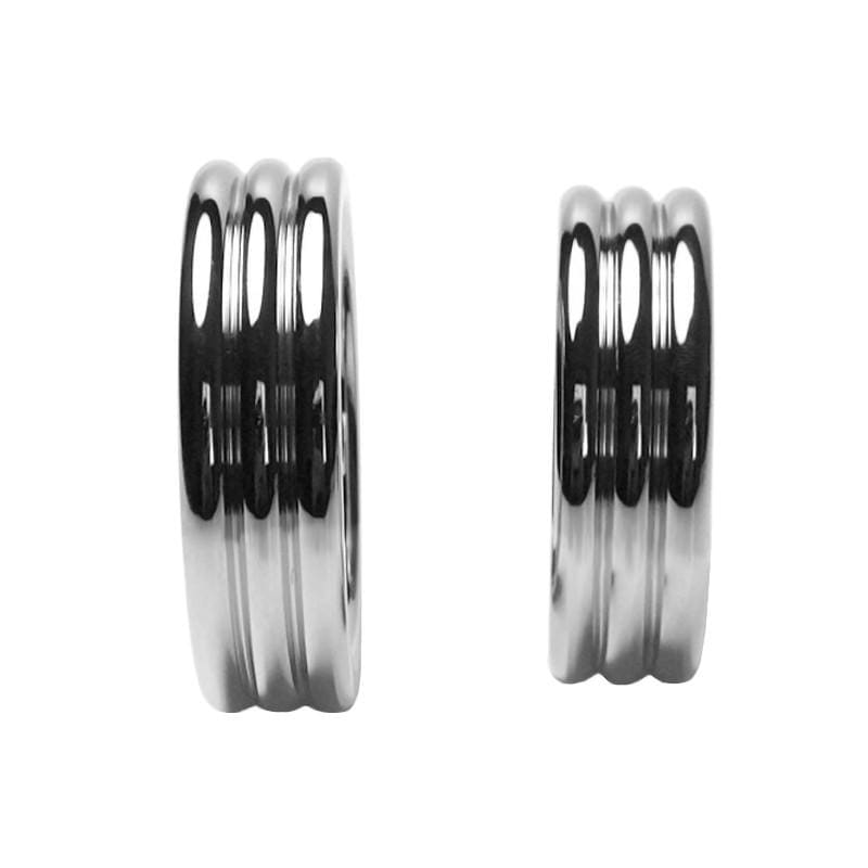 Triple-Layered Bondage Stainless Cock Ring BDSM, gallery view 5