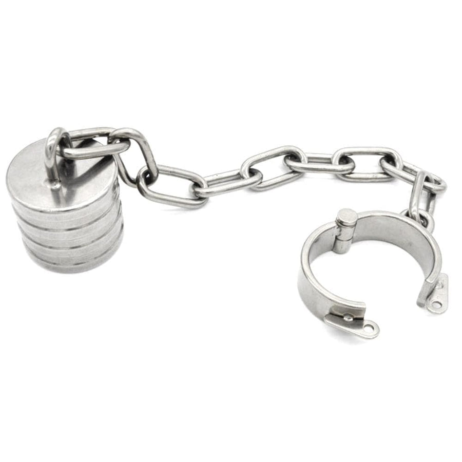 No Frills Metallic Scrotum Stretcher BDSM, gallery view 5
