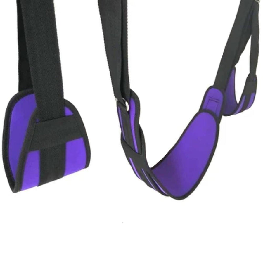 Purple Leg Spreader Sex Swing BDSM, gallery view 3
