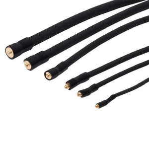 Électrochocs en silicone noir Sonde urétrale BDSM