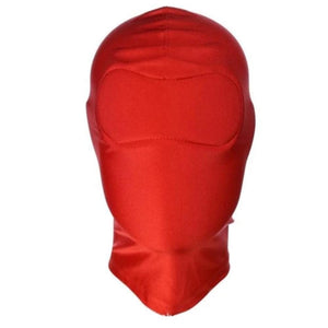 Dehnbare rote Spandex-Maske BDSM