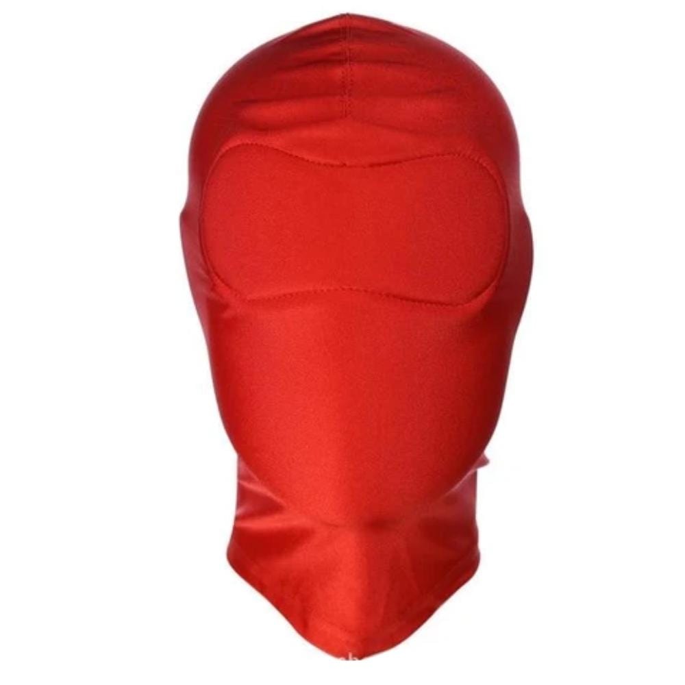 Dehnbare rote Spandex-Maske BDSM