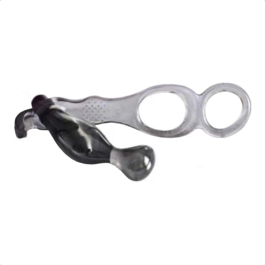 Dual Choke Cock Ring With Anal Stimulator BDSM, gallery view 2