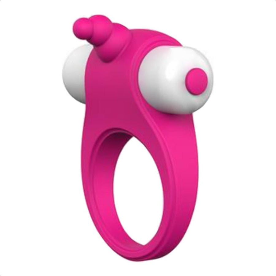 Pink Clit Tickler Vibrating Love Ring, gallery view 3